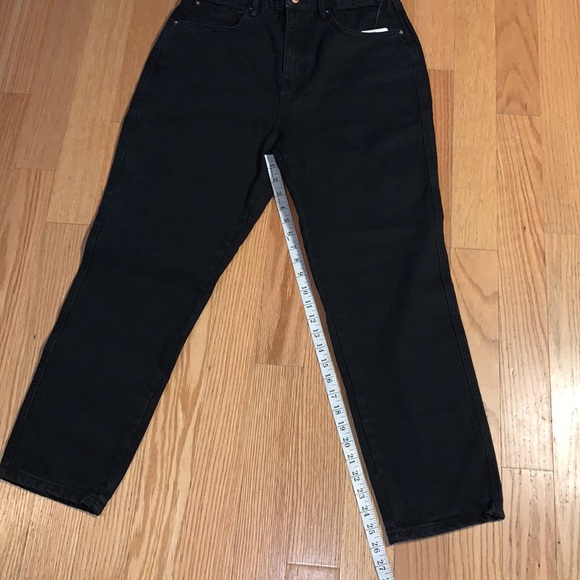 Free People We The Free Stove Pipe Jean in Black Out 31 - Picture 7 of 9